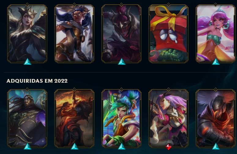 CONTA (SEM BAN) LEVEL 280, +70 SKINS E WINRATE RESETADO(3W 1L RANKED)