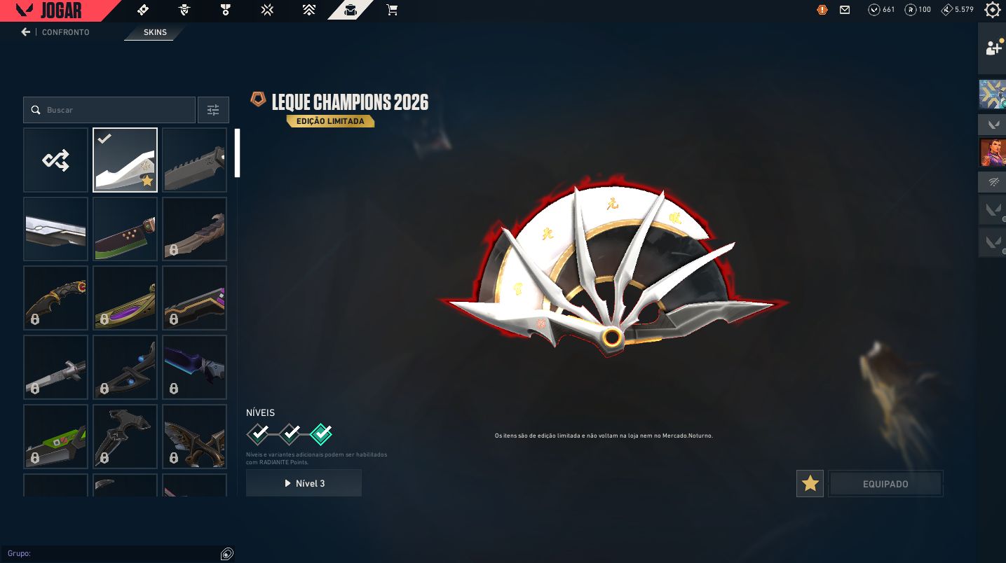 CONTA COM BUNDLE CHAMPIONS 26, FULL TRYHARD.