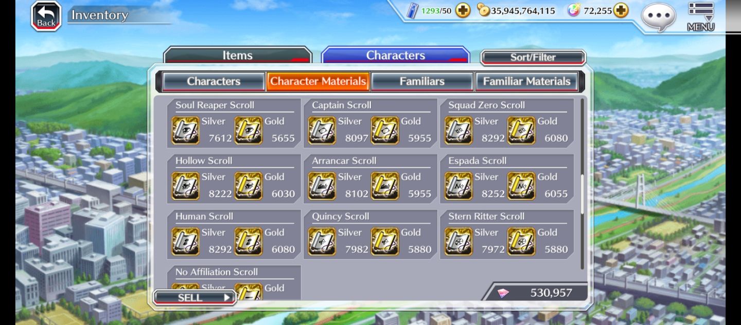 Super REROLL Bleach Brave Souls, Rank 300 + 72k de ORBS