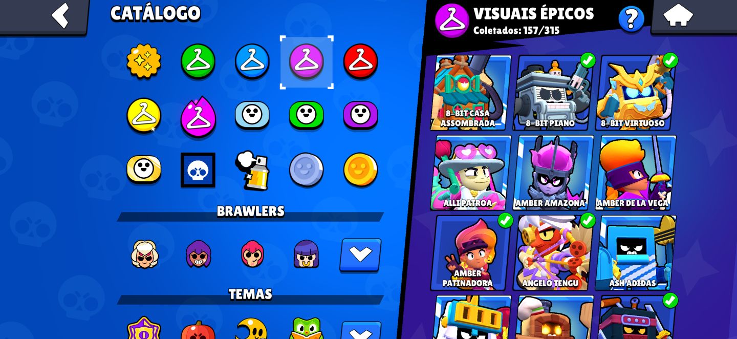 Conta brawl Stars colecionador