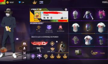 Conta Veterana Freefire Cheia De Itens Raros!