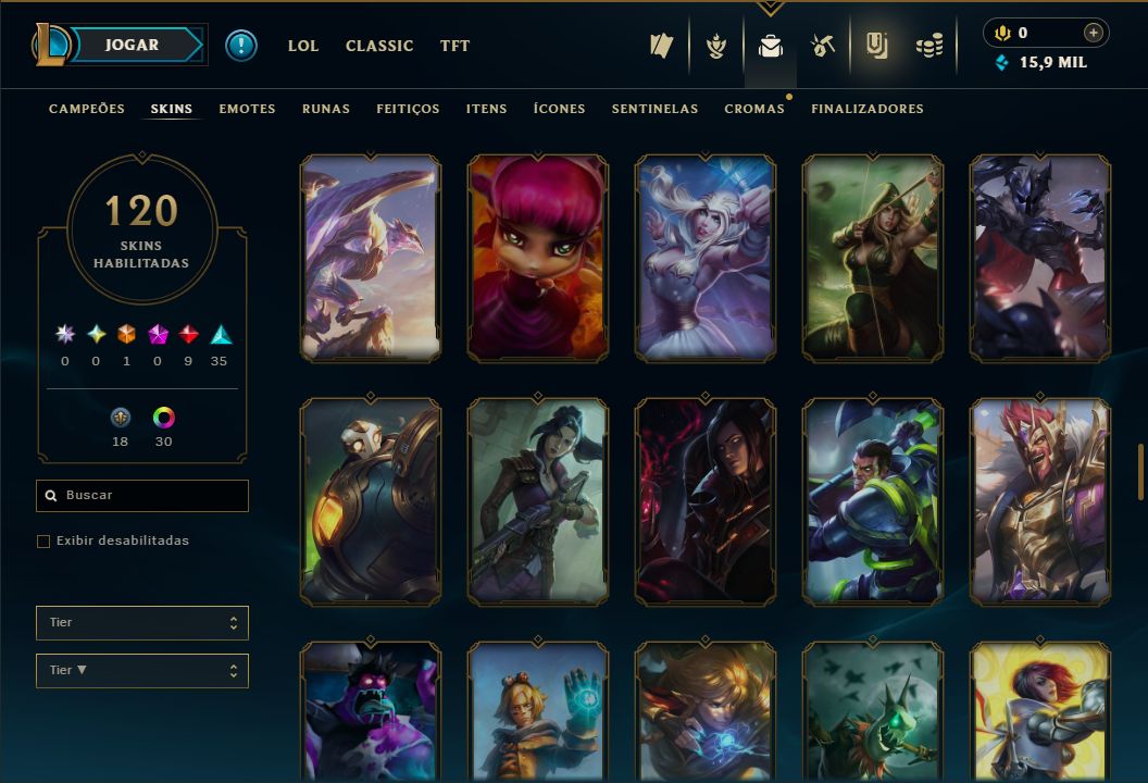 SKIN LENDÁRIA YASUO DRAGÃO + [ QUASE 150 SKINS HABILITADAS ] + [ TROCA NICK ]