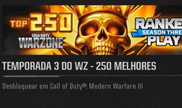 CONTA TOP 250 MW3 + 60 PACOTES