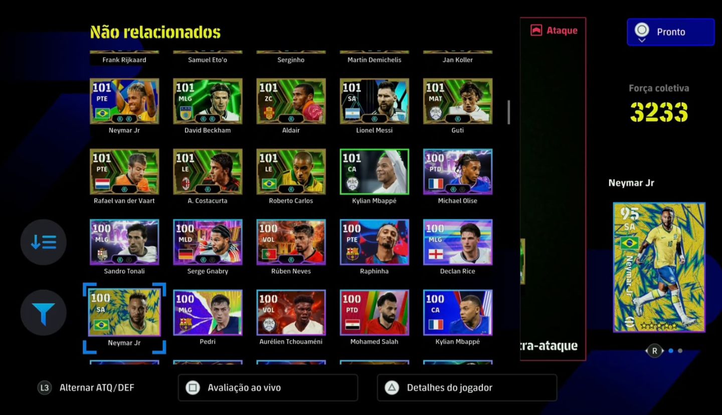 Conta Efootball Full épica PS4/PS5
