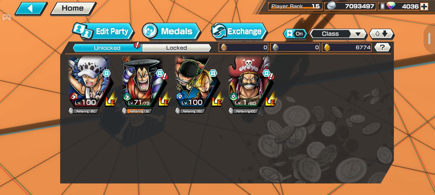 CONTA DE ONE PIECE BOUNTY RUSH PARA COMEÇAR FORTE
