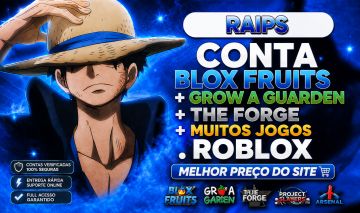 Conta Blox Fruits + The Forge + Grow a Garden [GAMEPASS E ITENS DE VÁRIOS JOGOS]