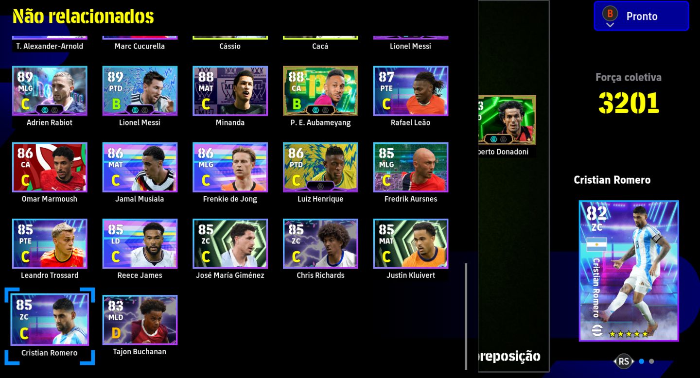 Conta Efootbal com melhores lendas metas do Game C-Prime-4 (steam)