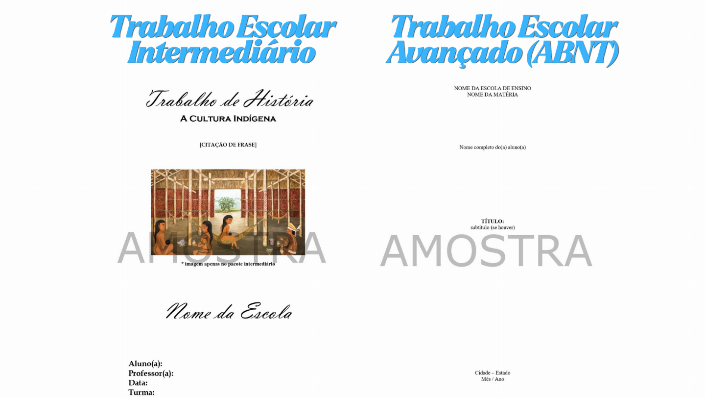 TRABALHOS ESCOLARES E ACADÊMICOS (ABNT) [SUPER ACESSÍVEL + ENTREGA RESPONSÁVEL]