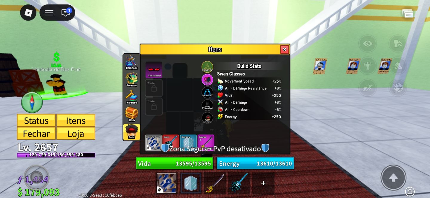 CONTA DE ROBLOX COM 40% DE DESCONTO BLOX FRUITS + KING LEGACY ENTRE OUTROS JOGOS