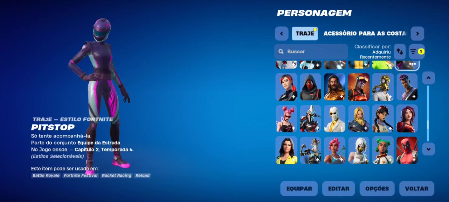 DONO ÚNICO Conta Fortnite OG 298 Skins+STWFundador+Todos Passes(olhar descrição)
