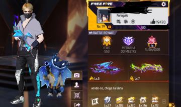 Conta de Free fire antiga nível 79
