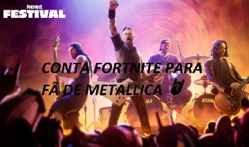 CONTA OLD FORTINITE PARA FÃ DE METALLICA (V-BUCKS DIÁRIOS - SALVE O MUNDO)