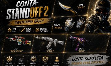 CONTA STANDOFF 2 - MUITO GEMADA (KIT FACA E LUVA E MUITAS SKINS DESEJADAS)