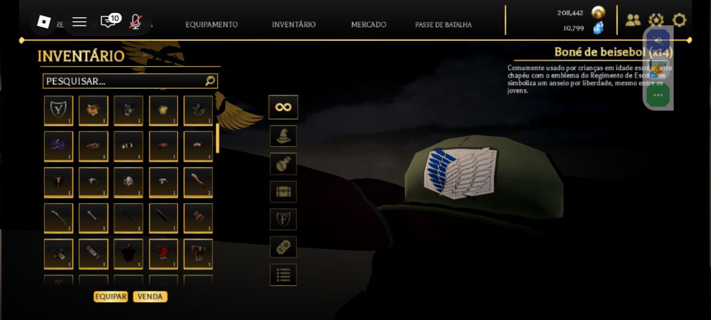 Cosmetic attack on Titan revolution