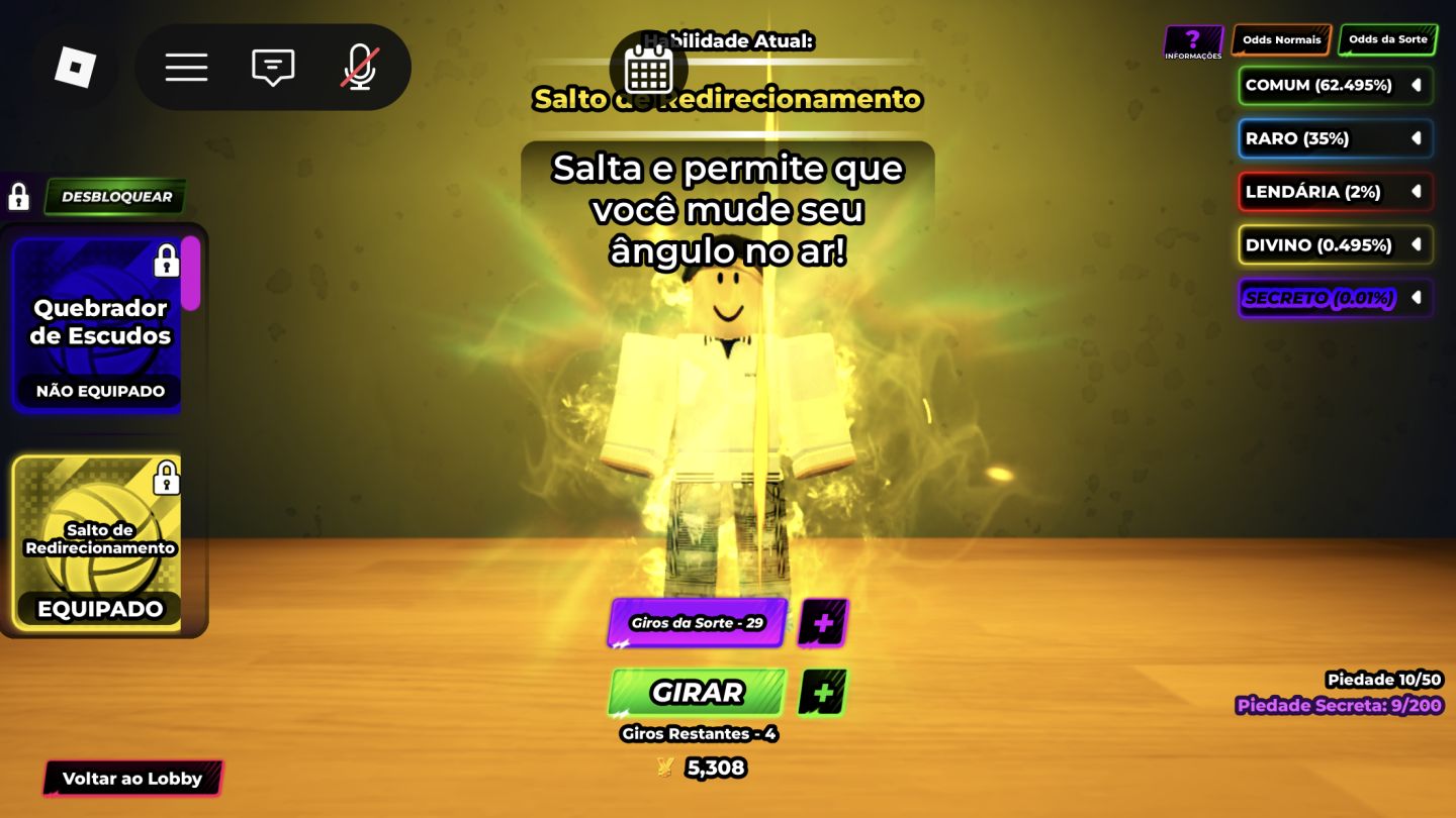 CONTA VOLLEYBALL E BLOX FRUITS MUITO GEMADA PREÇO NEGOCIÁVEL