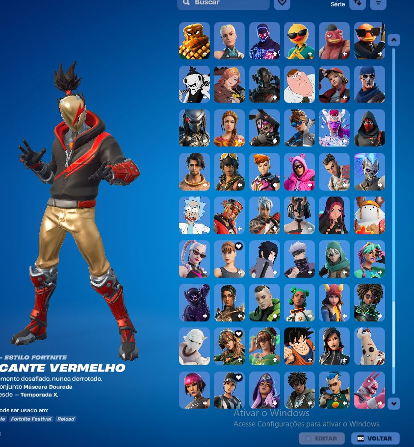 CONTA FORTNITE EXCLUSIVA | ITENS EXTREMAMENTE RAROS + STARTER PACKS ANTIGOS