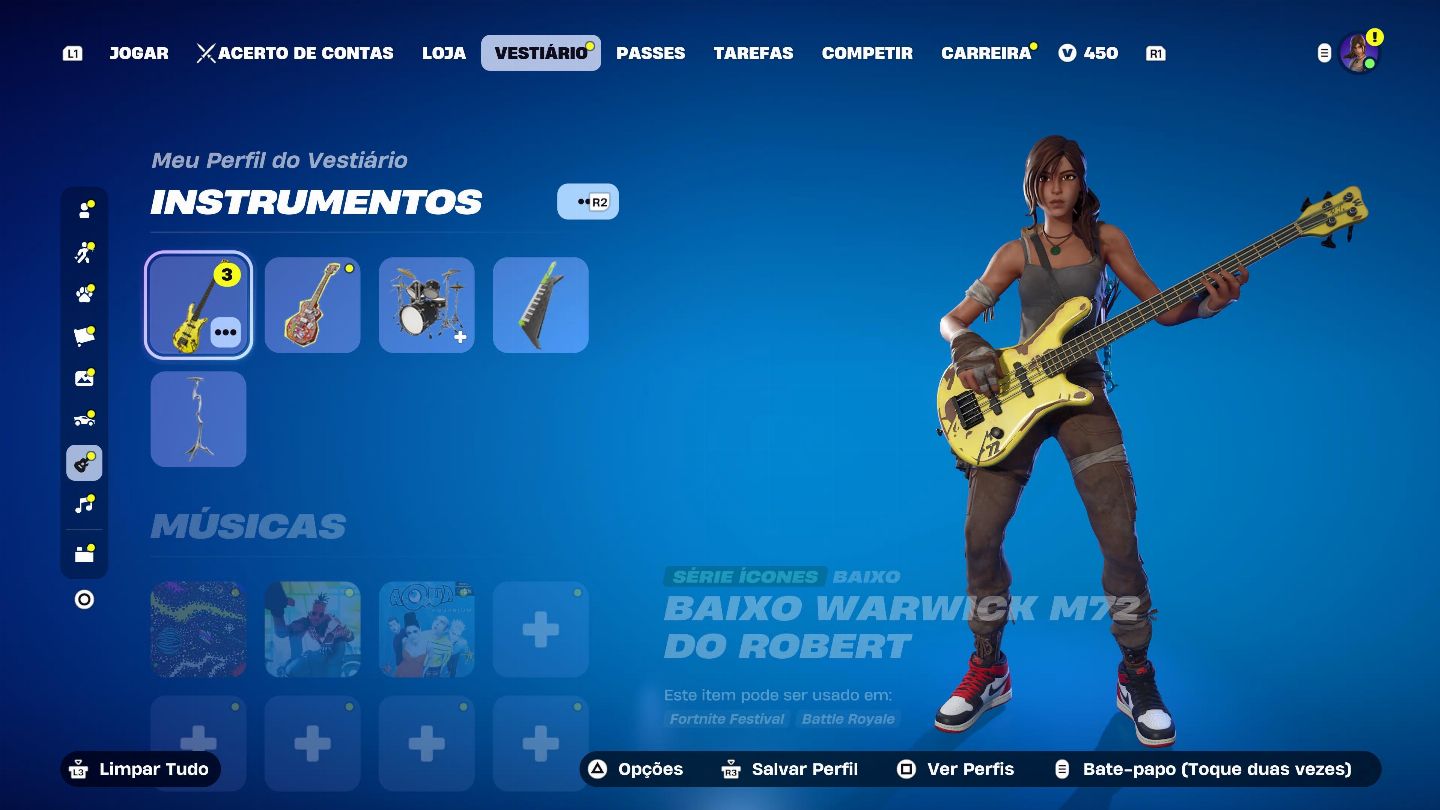 Conta do passe de batalha temporada 2 a 10 e skin Lara croft