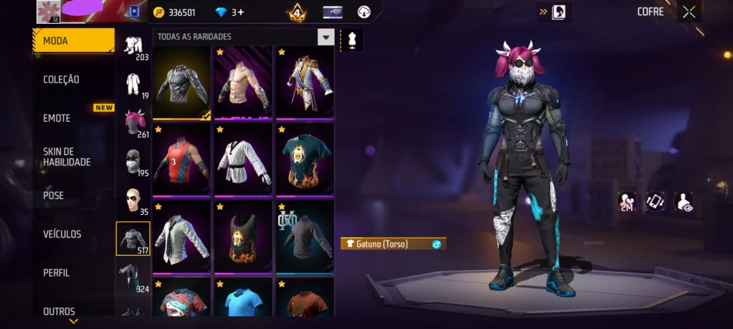 CONTA ID 8 DIG COM 4 TOP CRIMINAL ( UMPS PAPEL )
