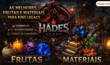 King Legacy : Frutas e materiais! Hades Store