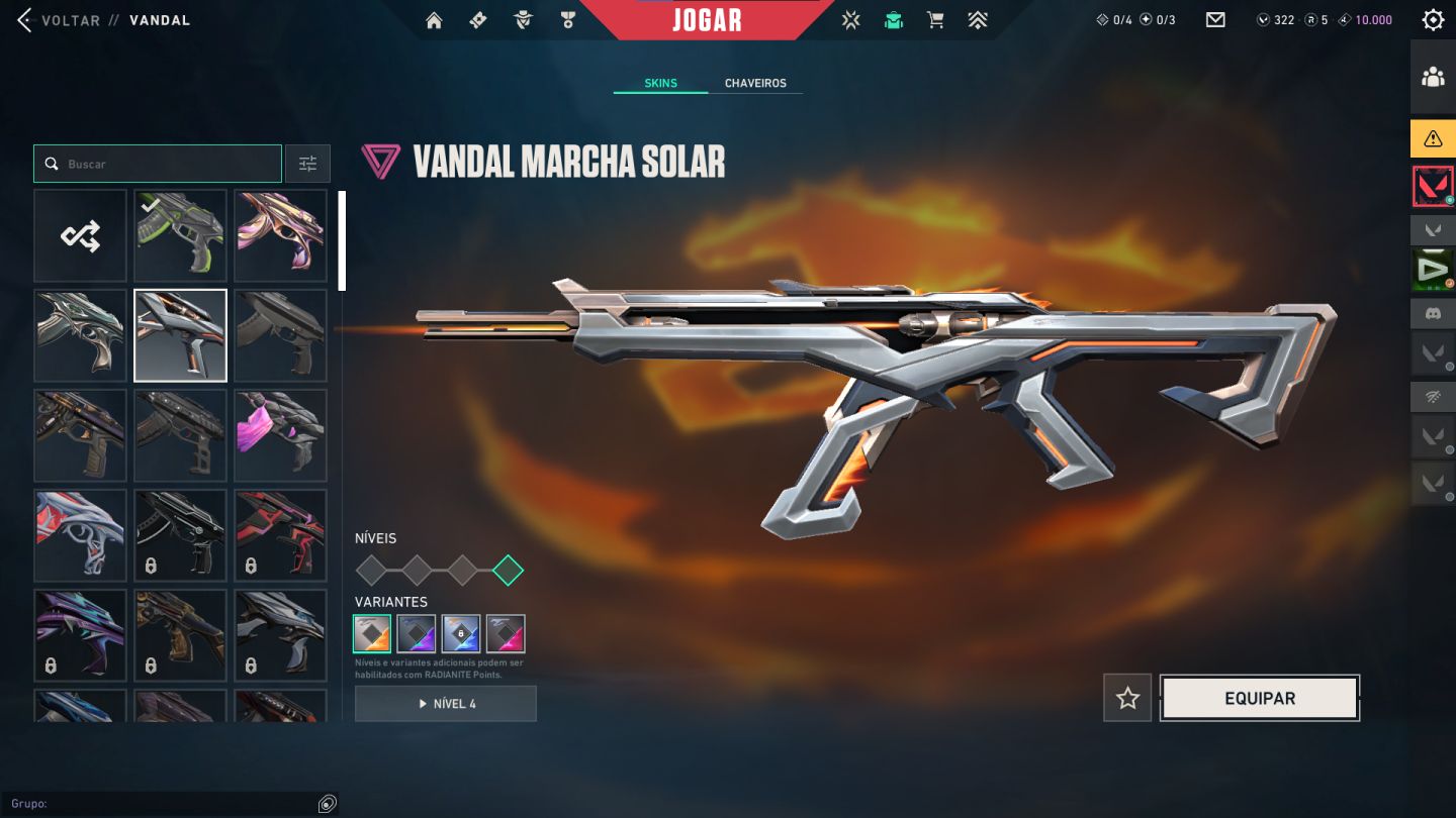 CONTA VALORANT | 12 SKINS MELHORES SKINS | RGX + KARAMBIT SUBLIME + XENOCAÇADORA