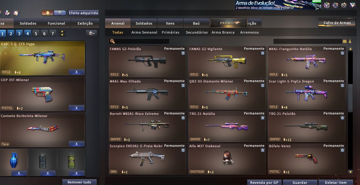 CONTA CROSSFIRE 4VIP RANK MESTRE.