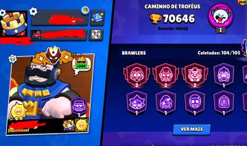 CONTA BRAWL 70K 3 MESTRES E SKIN REI FRANK MAIS BONUS CONTA CLASH COM 10K