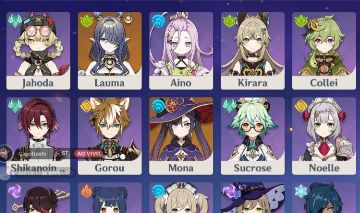 Conta genshin com Lauma e Mona comece bem
