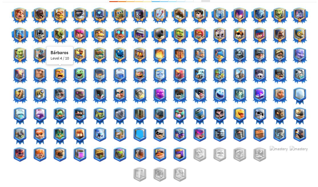 Clash Royale Nvl 72 conta antiga / Ano de lançamento do jogo