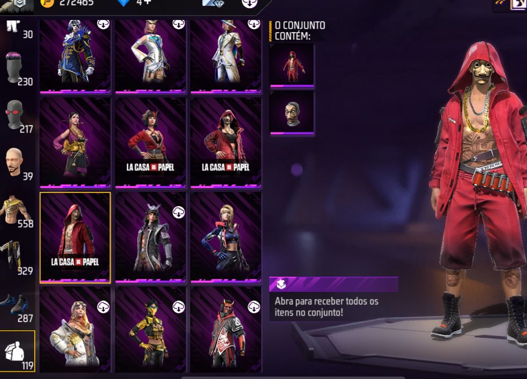CONTA A VENDA SOMENTE A ANGELICAL AMARELA E ANGELICAL FEMININA !!!! NIVEL 75 GG
