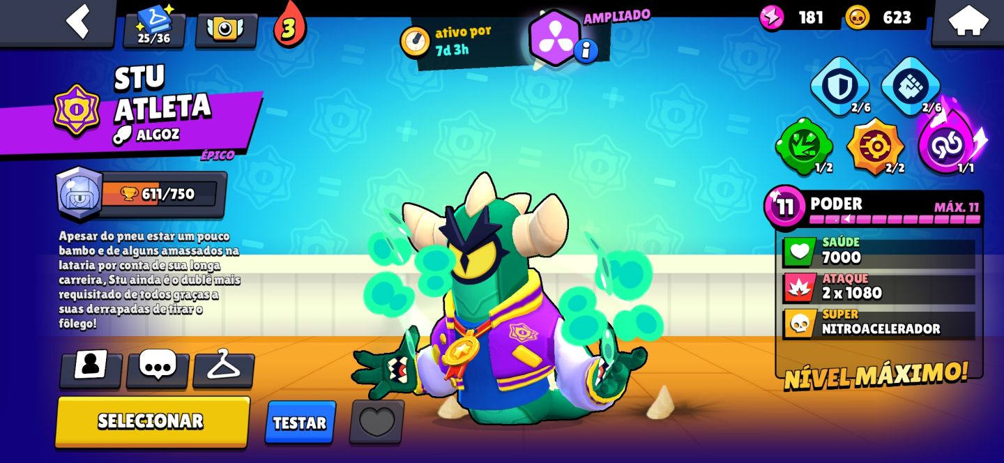 CONTA BRAWL STARS 24k troféus, várias skins ( lendárias, evento, miticas)
