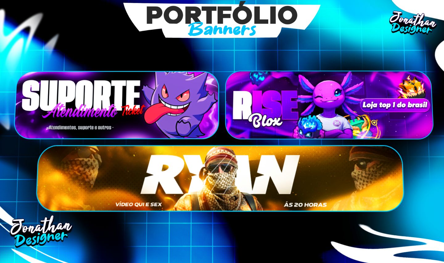 [MENOR VALOR] DESIGNER PROFISSIONAL (LOGO, BANNER, ANUNCIOS, FLYERS, THUMBNAIL)