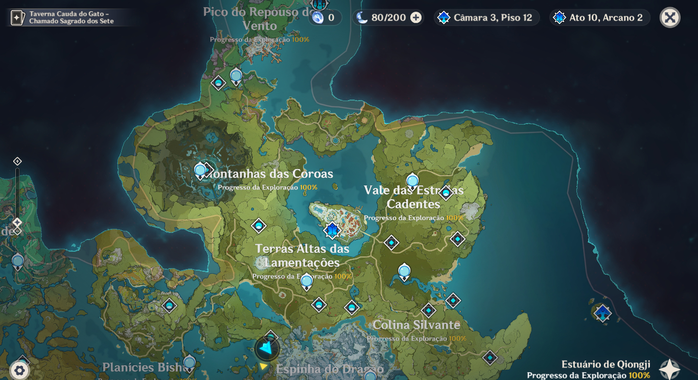 Serviços Genshin - Endgame, Builds, e exploração