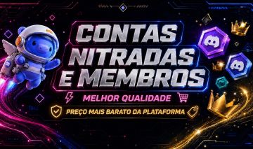 CONTAS NITRADAS + MEMBROS SERVIDOR + VIRGEM | MELHOR PREÇO DA PLATAFORMA