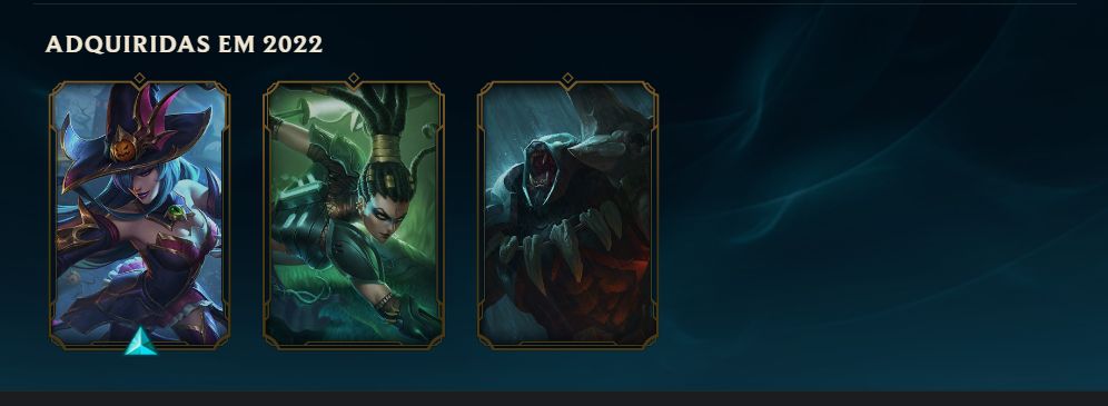 Ac lvl 40, maestria com 1 champ, 5 skins riven e yasuo emissario, 10 spolio skin