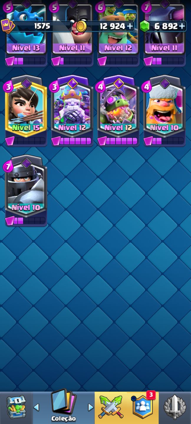 CONTA DE CLASH COM VÁRIAS EVO