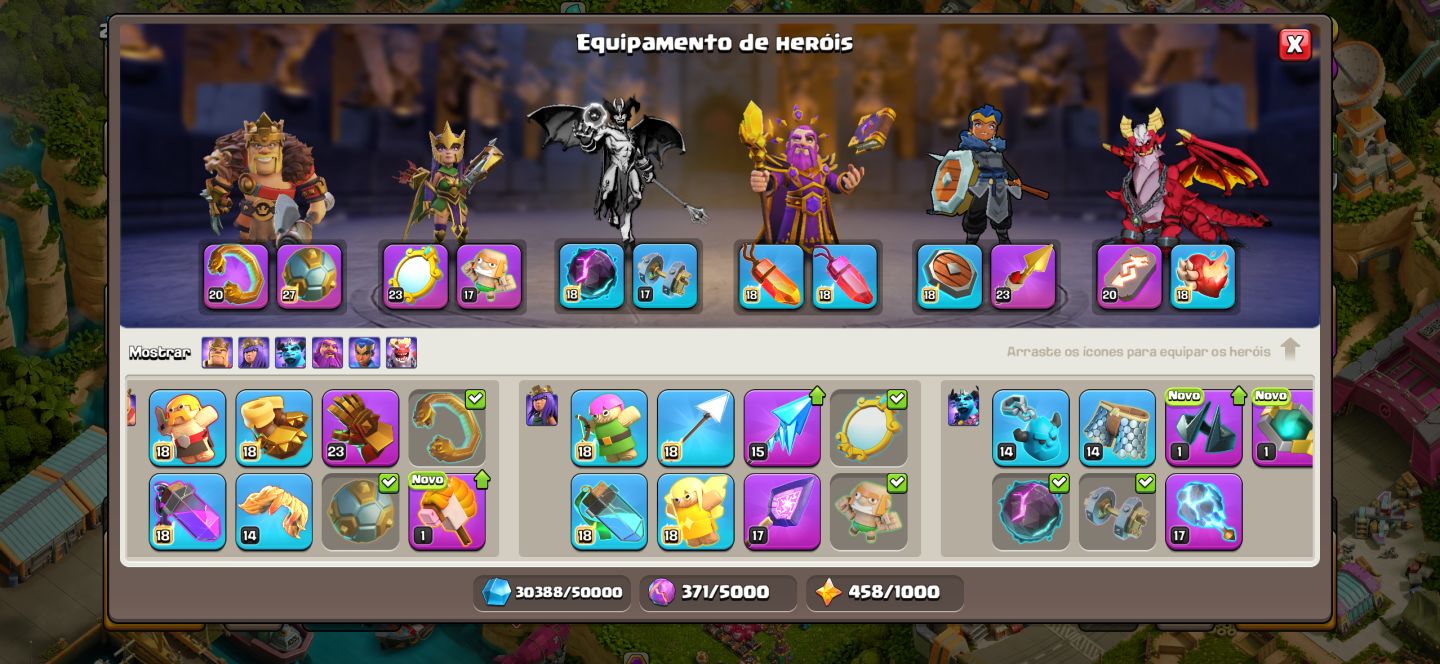 Cv18 97% Full de Clash of Clans - LVL262
