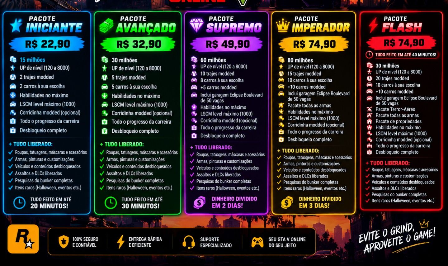 Upagem de contas GTV-PC