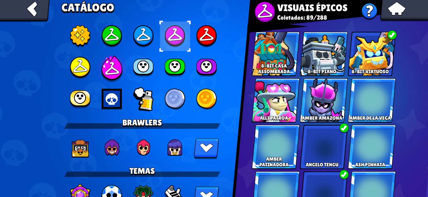 Conta brawl stars 56k + 288 skins