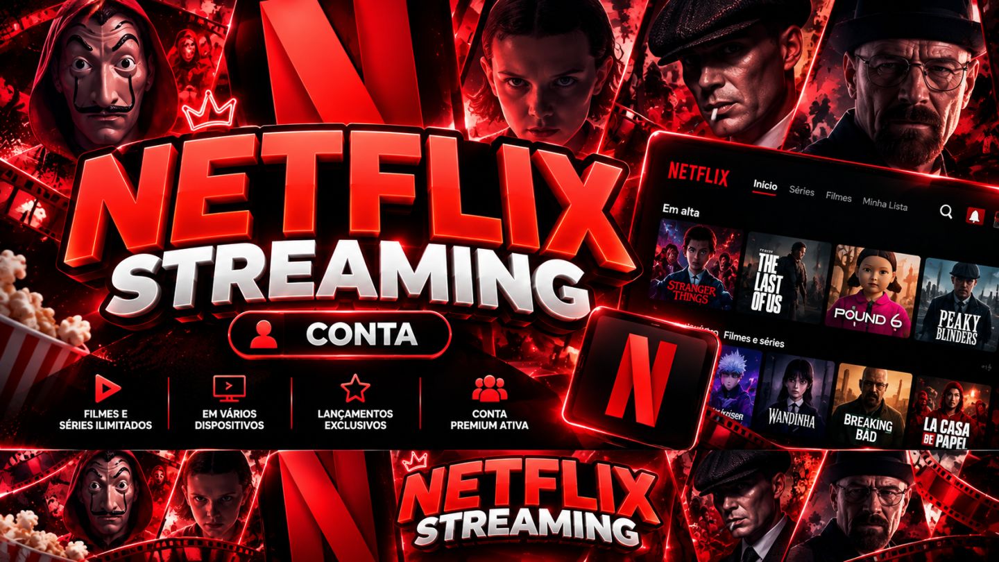 NETFLIX | FILMES, SÉRIES E CONTEÚDOS EXCLUSIVOS | BZKSHOP