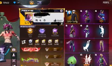 CONTA FREE FIRE ULTRA PREMIUM PRIME 8 8 ANOS DE JOGO COLEÇÃO ABSURDA DE RA