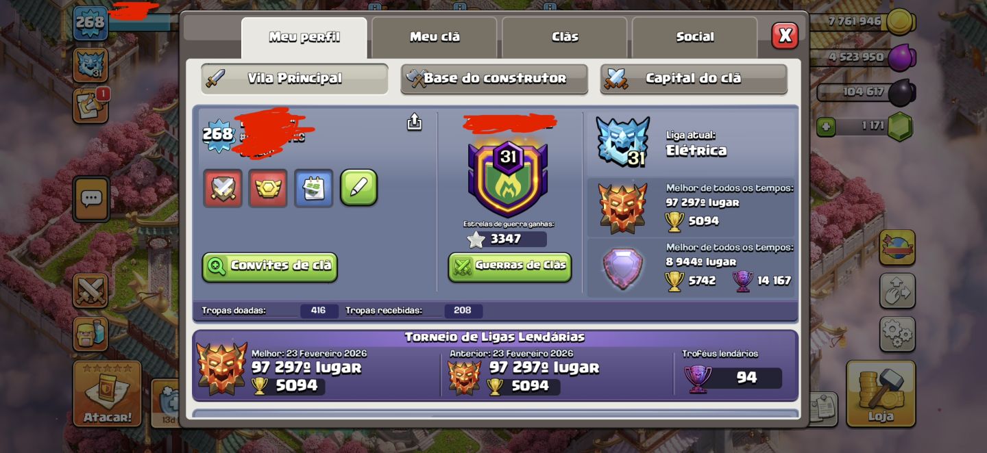 Conta th18 full equipamentos full