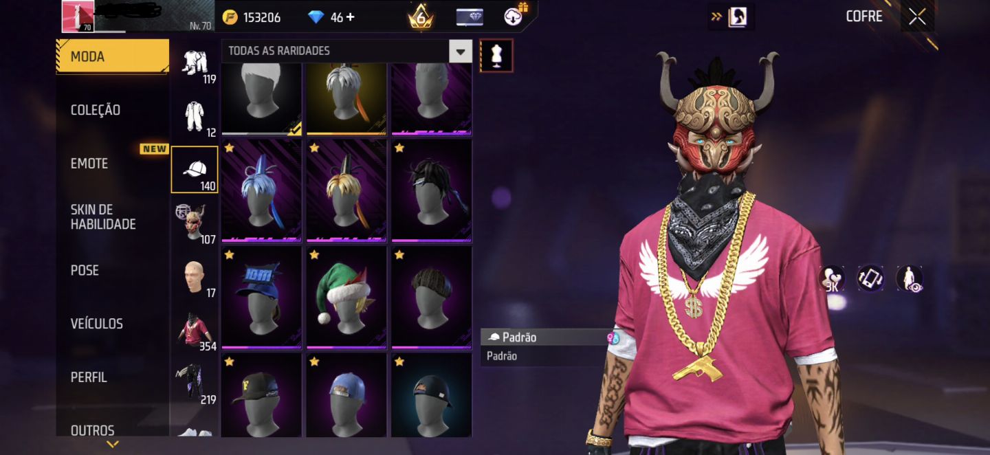 Conta Free Fire Com Os 3 Primeiros Passes e Angelical Nova!!
