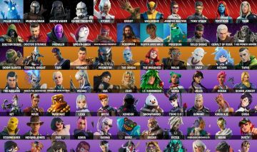 CONTA FORTNITE COM PASSE MARVEL, MANDALORIANO, EREN JEAGER E 103 SKINS