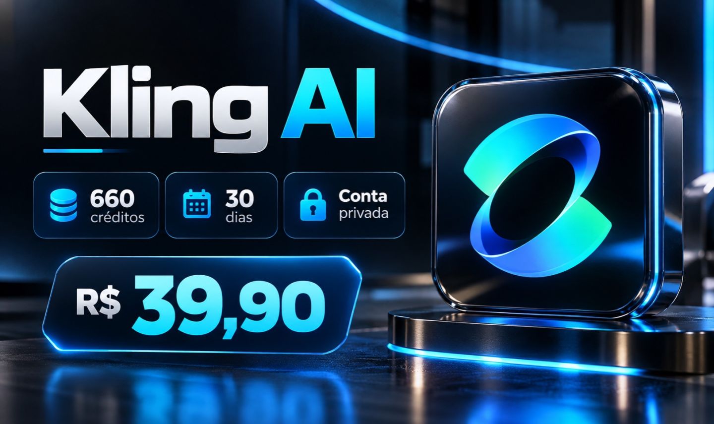 Kling AI | Conta Privada | 660 Créditos | 30 Dias