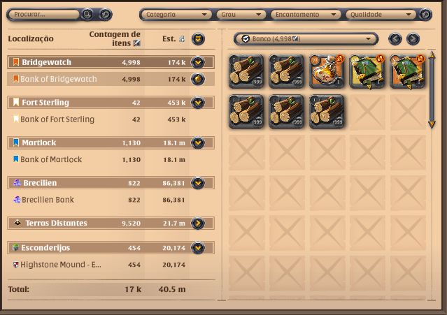Conta albion online - 553m de fama total - preço negociavel