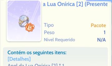 Anel da Lua Onírica Ragnarok Origin Classic Angeling-3