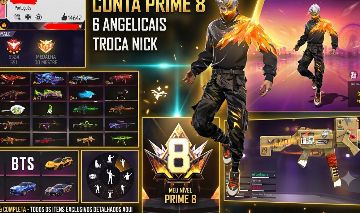 PRIME 8 RARA | 6 ANGELICAIS | +700 PEITORAIS | TROCA NICK