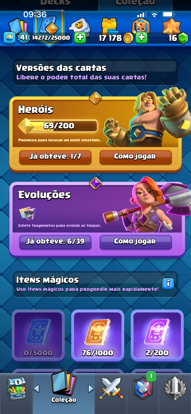 Conta clash Royale 8k de troféus