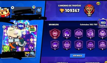 (PRA HOJE!) CONTA BRAWL STARS 109K, LENDÁRIO 2, ALIEN 1, 625 SKINS TOTAIS