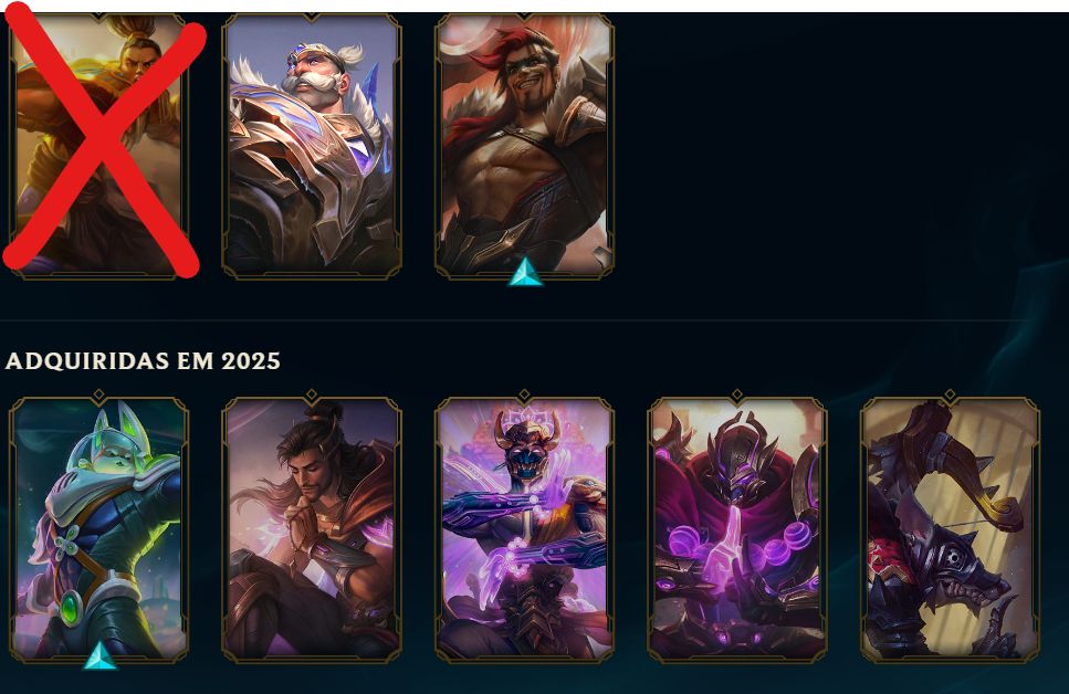 Conta LoL Diamante 3 - 01 PDL - 101 SKINS